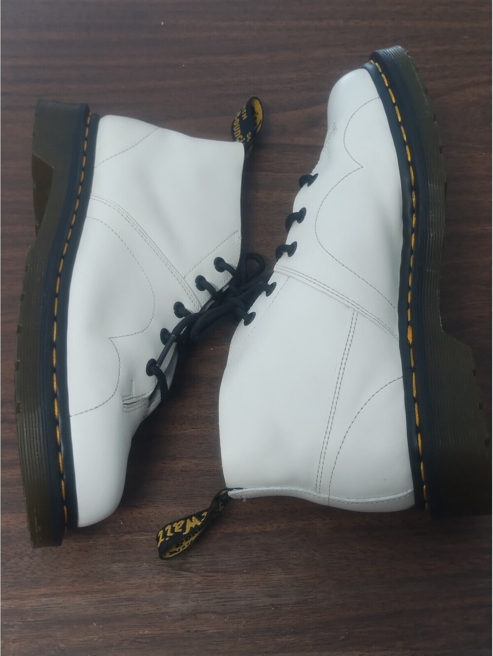 Dr. Marten’s Church Smooth Leather Monkey Boots - White Size 8 USM / 9 USF
